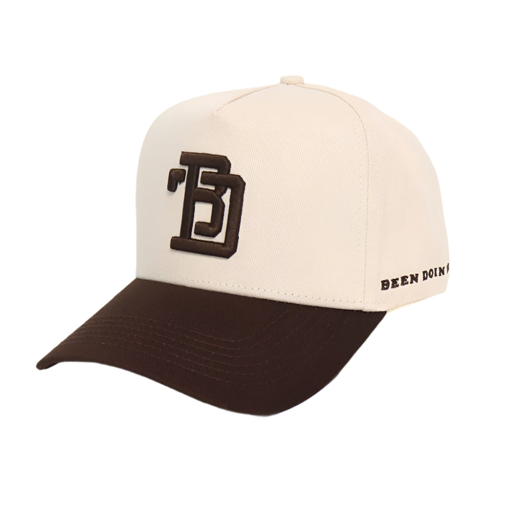 BDT // BLOCK HAT CREAM AND BROWN