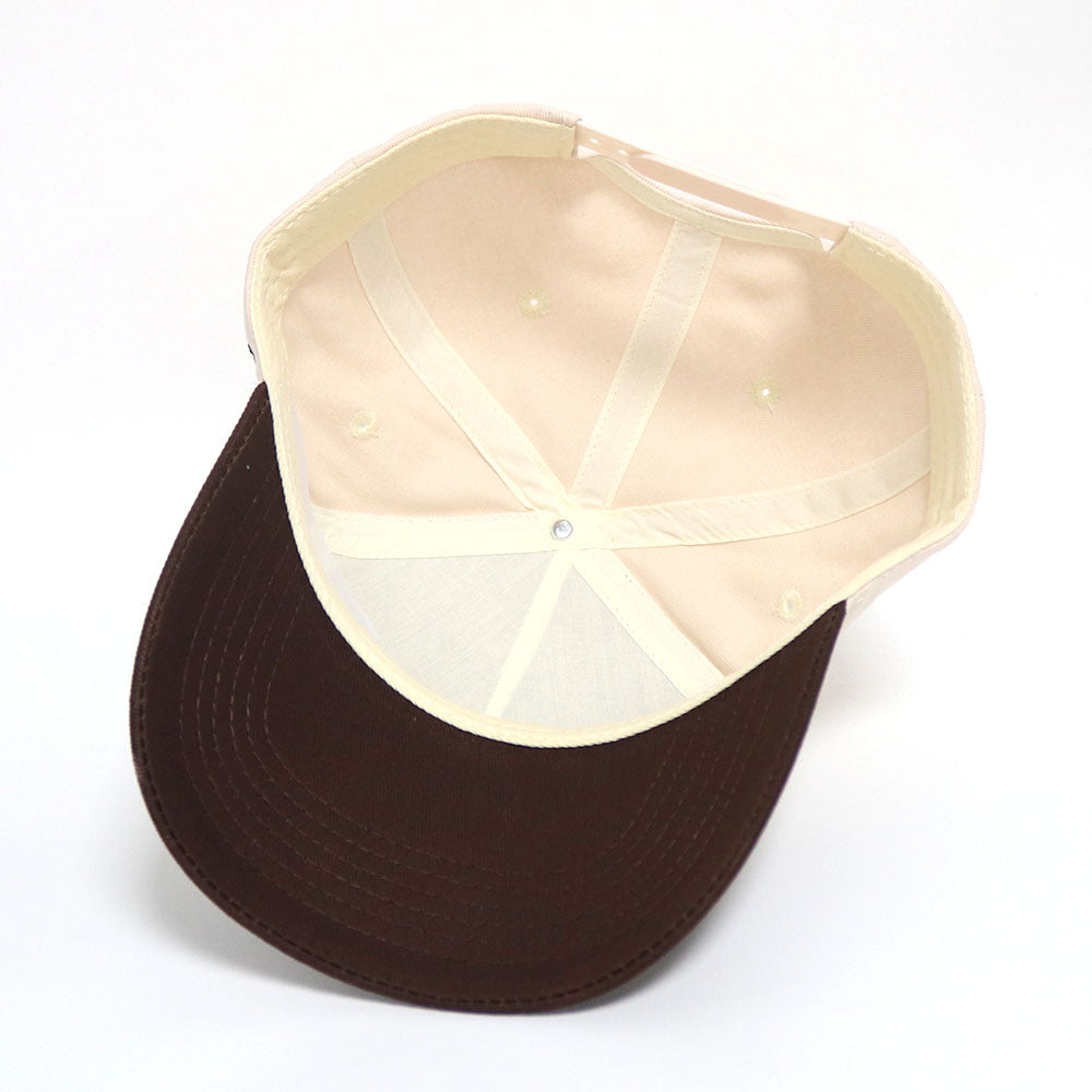 BDT // BLOCK HAT CREAM AND BROWN