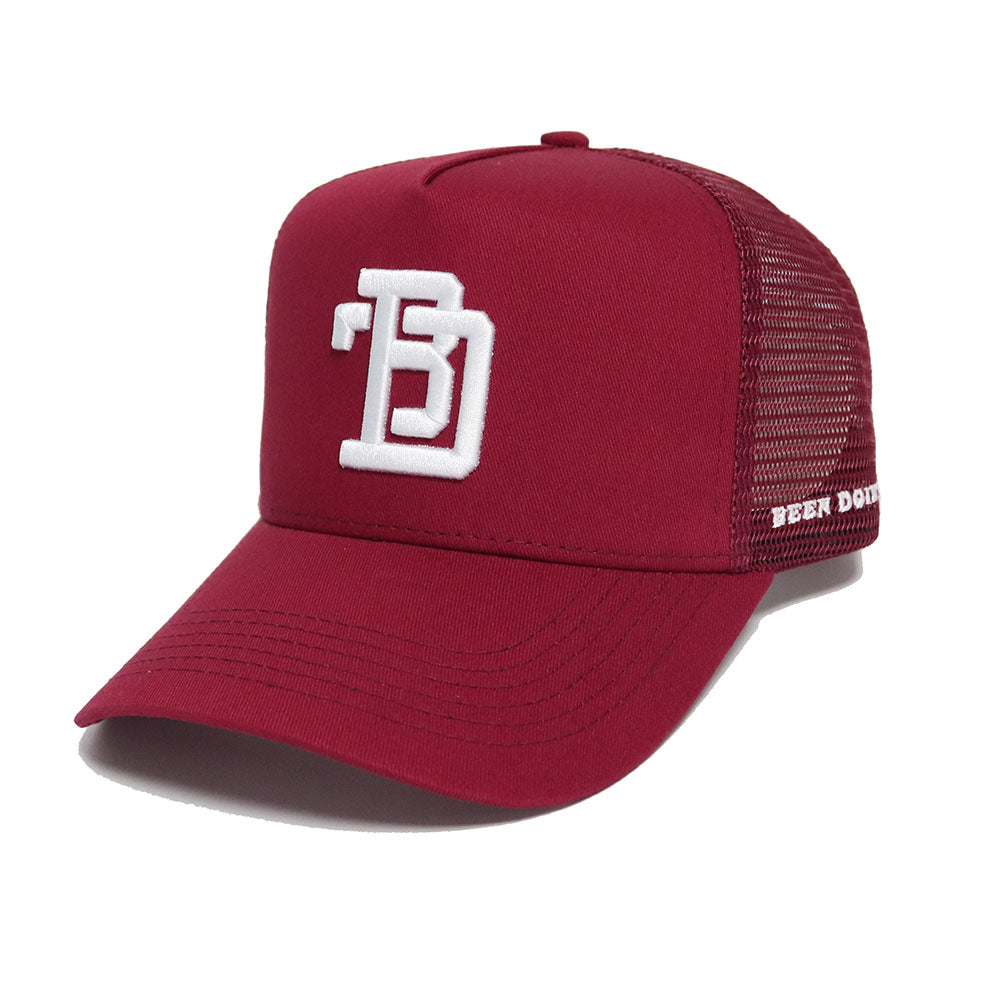 BDT // MAROON MESH BACK