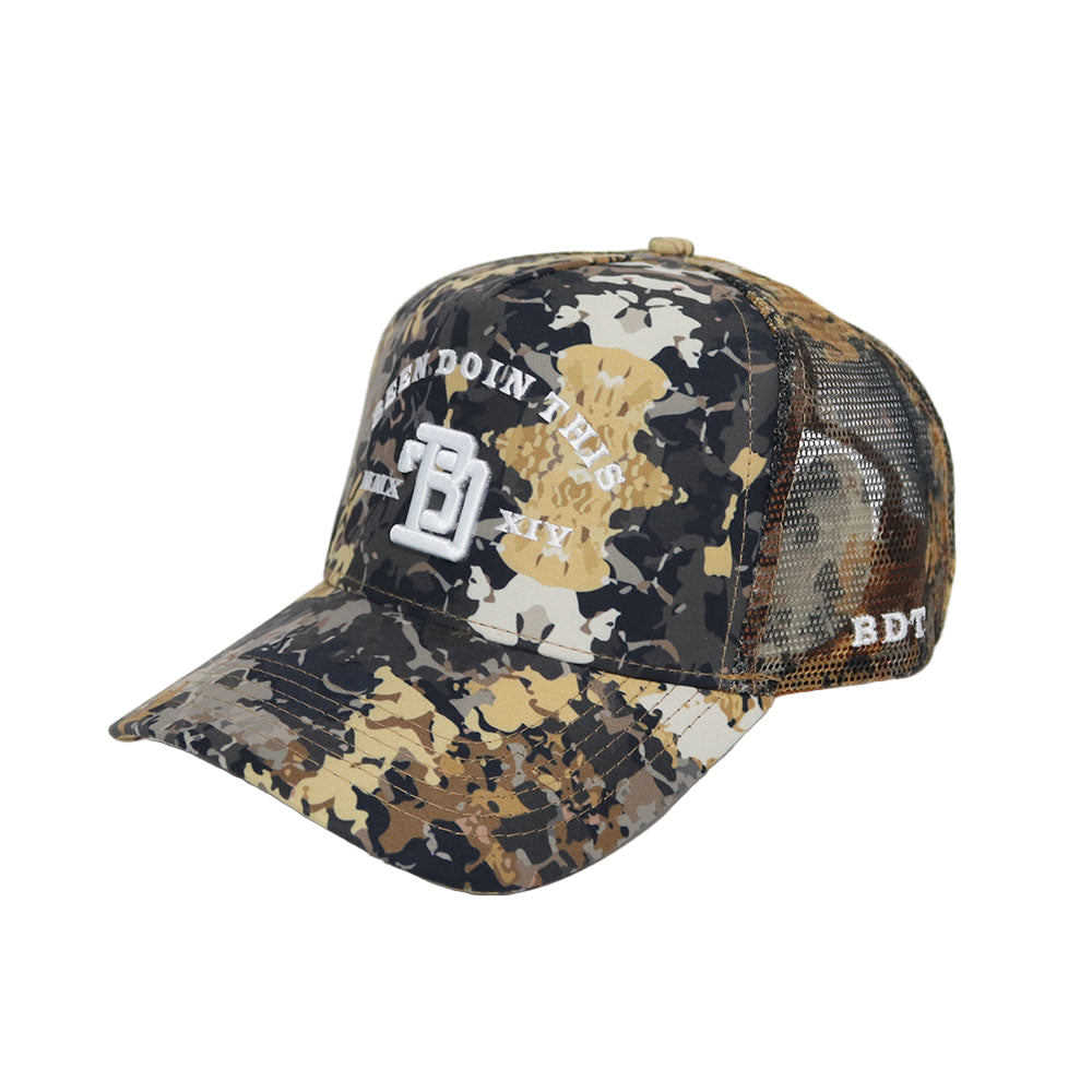 BDT // NUMERAL HAT TECH CAMO MESH BACK