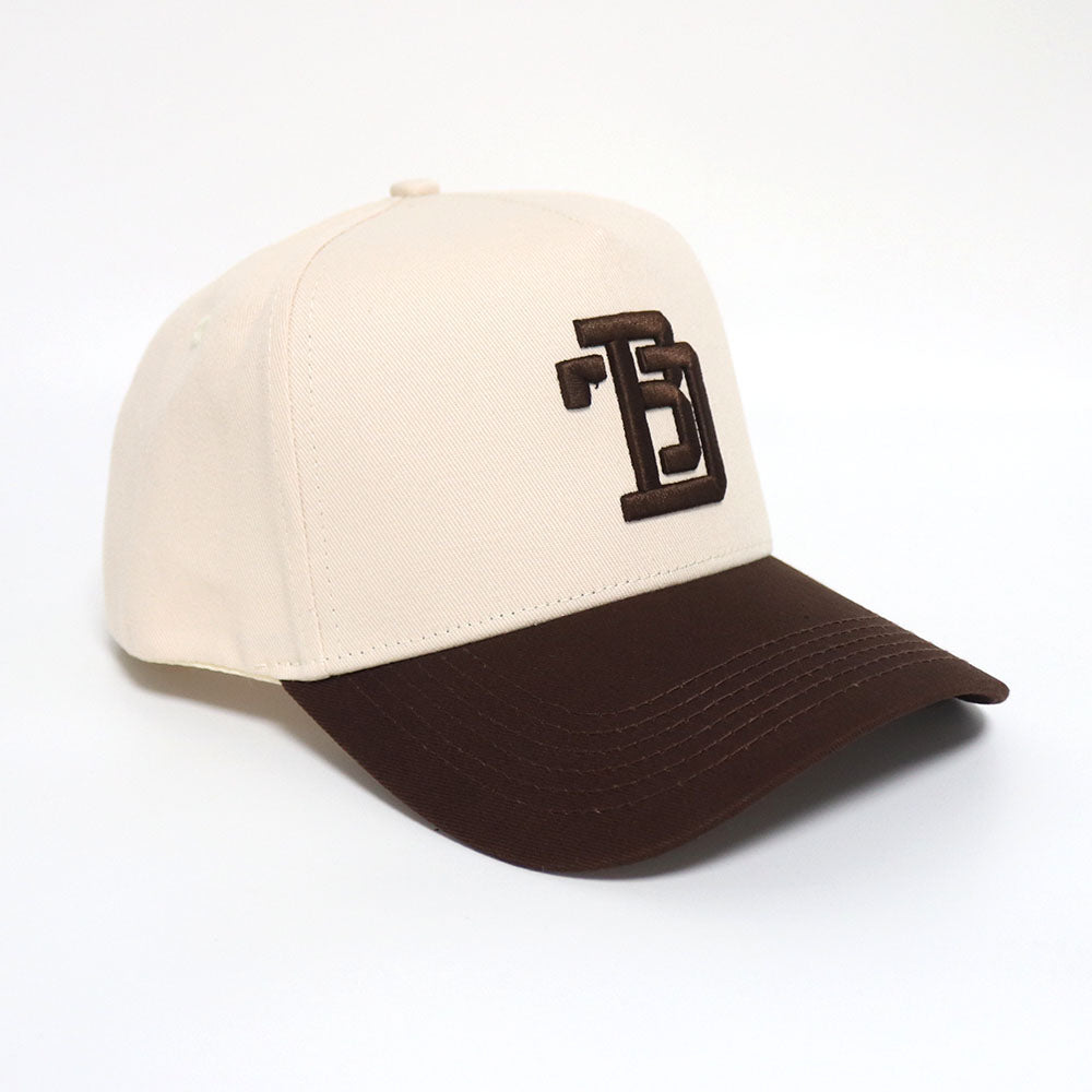 BDT // BLOCK HAT CREAM AND BROWN