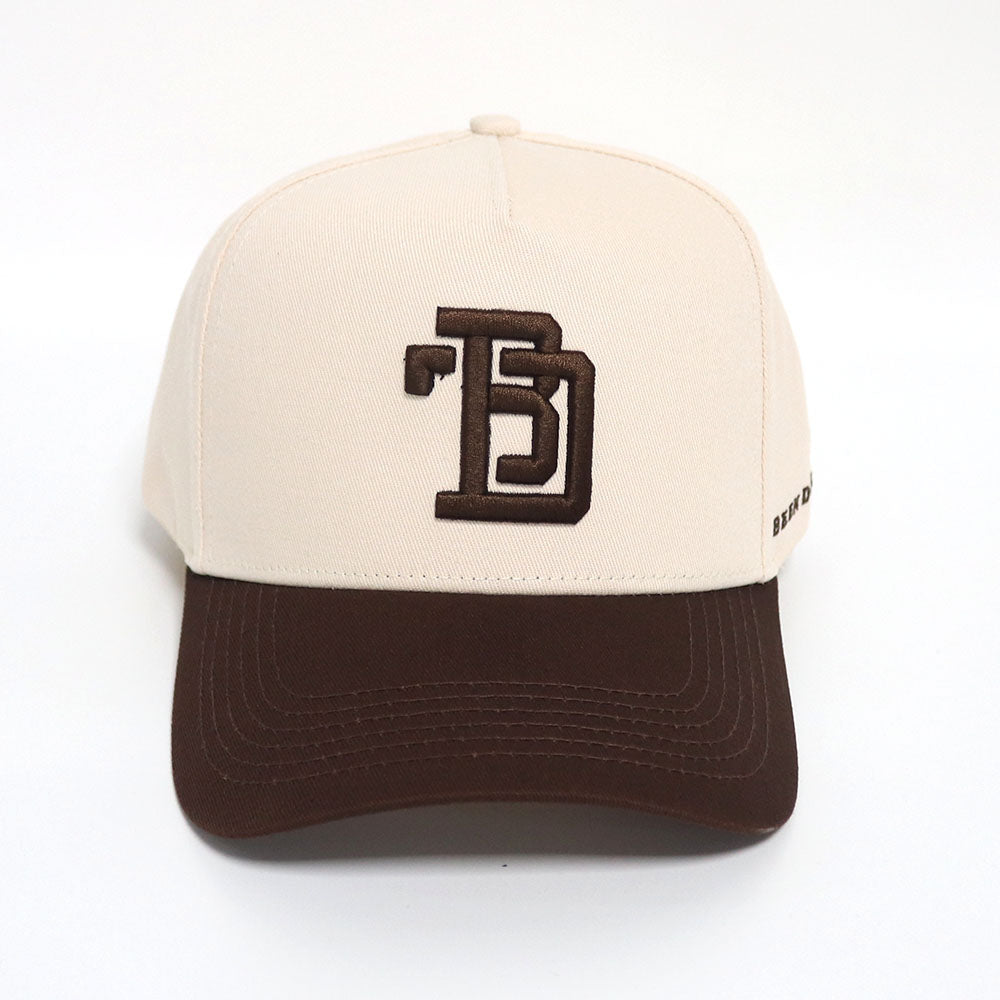 BDT // BLOCK HAT CREAM AND BROWN