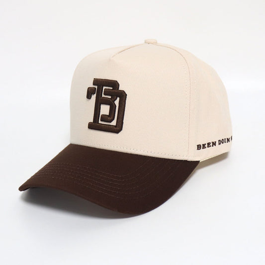 BDT // BLOCK HAT CREAM AND BROWN