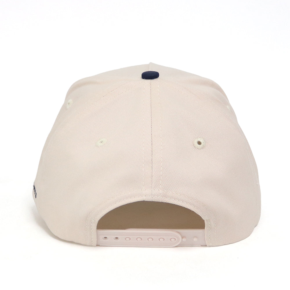BDT // STANDARD BLOCK HAT - NAVY & CREAM