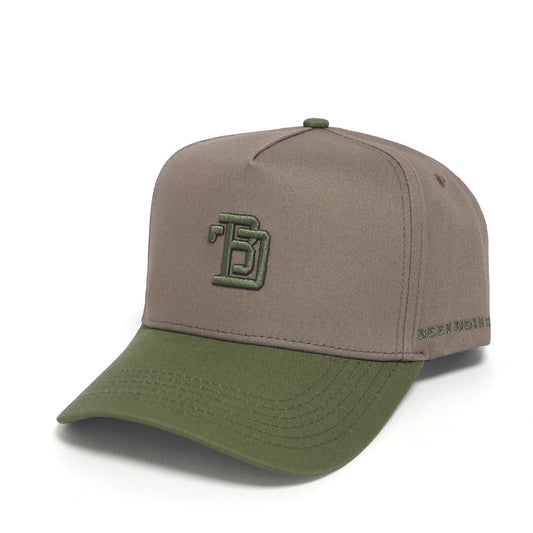 BDT // STANDARD BLOCK HAT - OLIVE & STONE