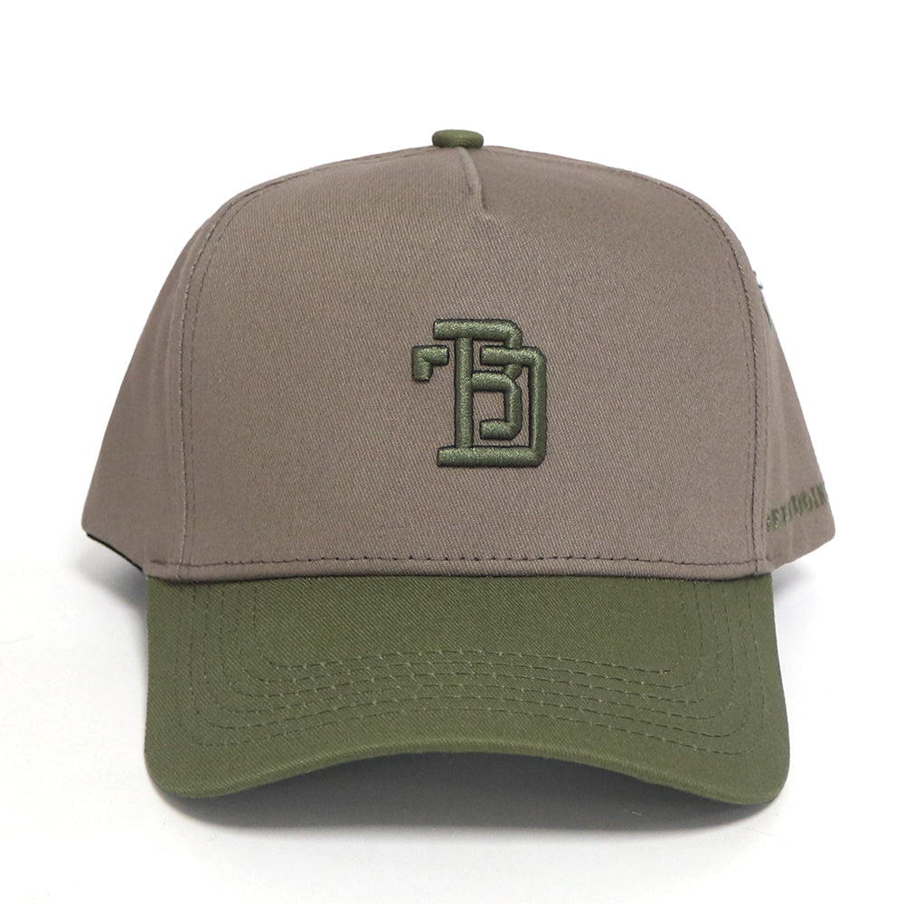 BDT // STANDARD BLOCK HAT - OLIVE & STONE