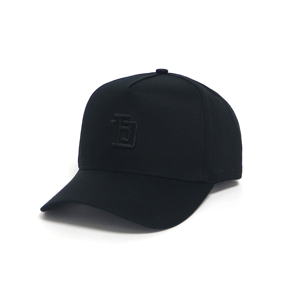 BDT // STANDARD BLOCK HAT - BLACK & BLACK
