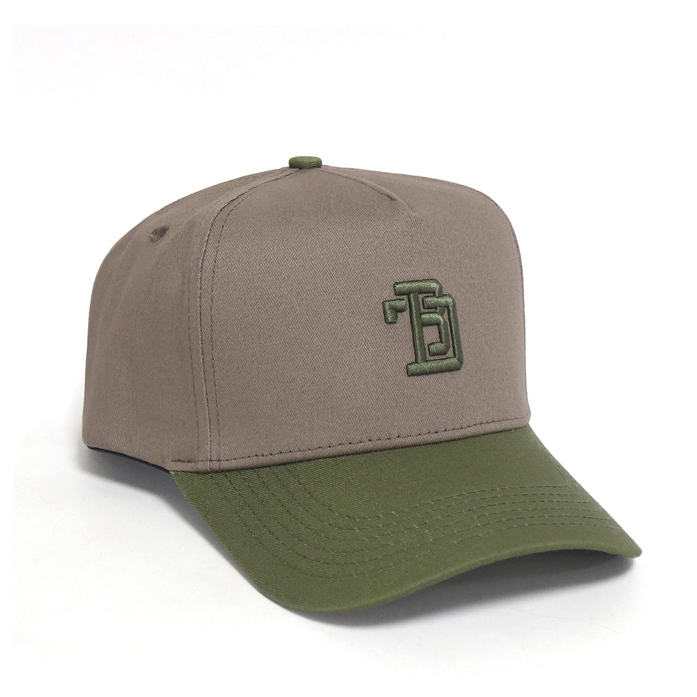 BDT // STANDARD BLOCK HAT - OLIVE & STONE