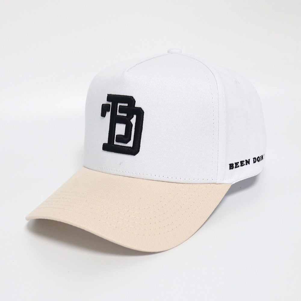 BDT // BLOCK HAT WHITE, BLACK AND KHAKI