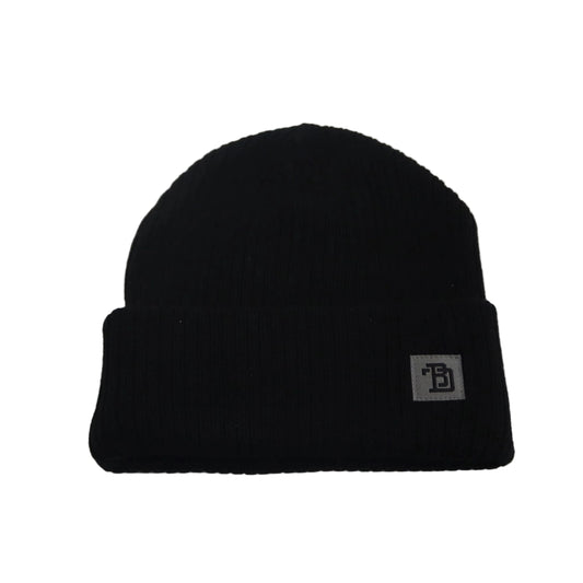 BDT // BLOCK BEANIE BLK SILVER
