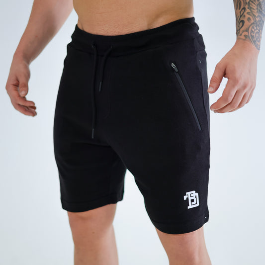 BDT // TECH SWEAT SHORTS BLACK