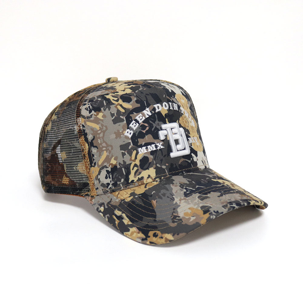 BDT // NUMERAL HAT TECH CAMO MESH BACK