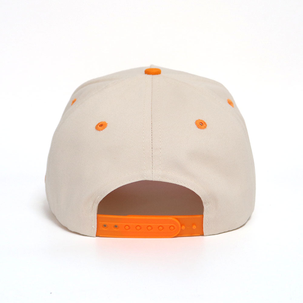 BDT // NUMERAL HAT CREAM & ORANGE