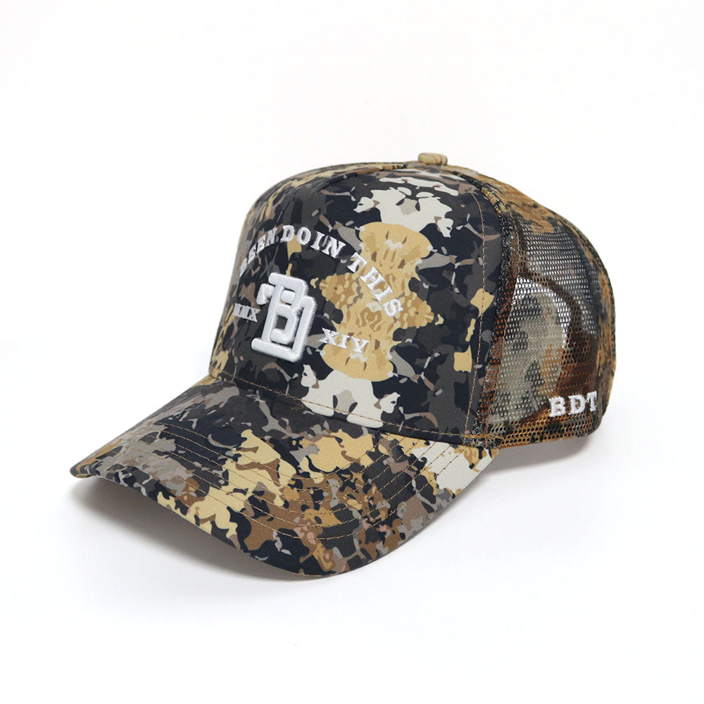 BDT // NUMERAL HAT TECH CAMO MESH BACK