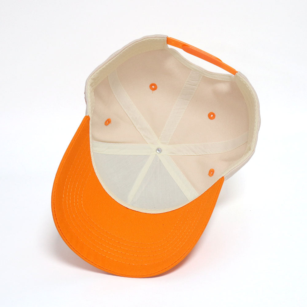 BDT // NUMERAL HAT CREAM & ORANGE